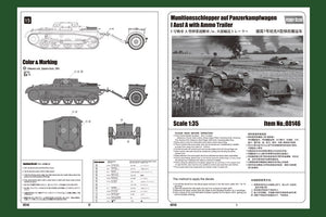 Hobby Boss 80146 Munitionsschlepper auf Panzerkampfwagen I Ausf A with Ammo Trailer 1/35 – obrázek 3
