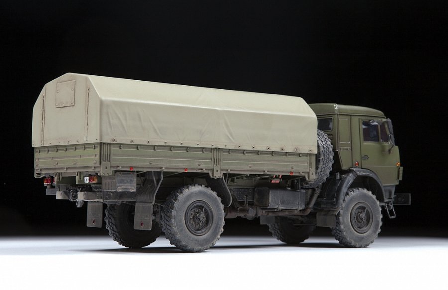 Zvezda 3692 KAMAZ K-4350 military truck 1/35 – Bild 5