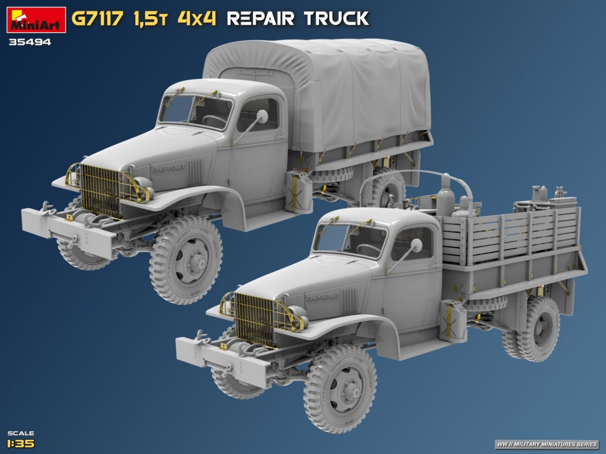 MiniArt 35494 G7117 1.5T 4x4 Repair Truck 1/35 – image 39