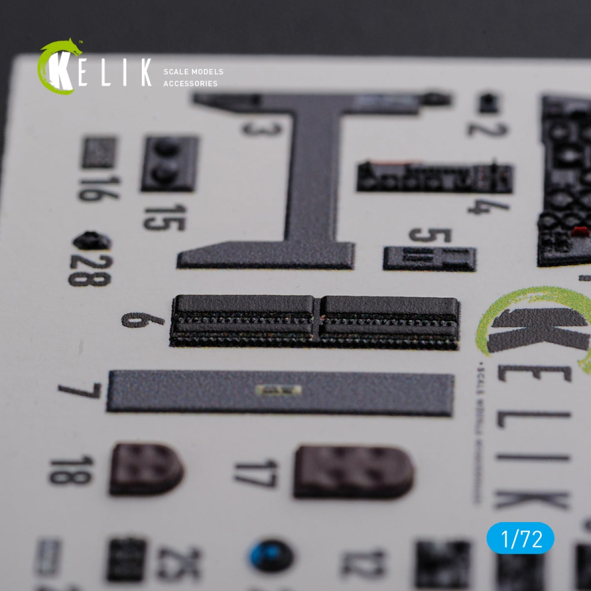 KELIK K72104 HE-219 UHU interior 3D decals for Dragon kit 1/72 – immagine 7