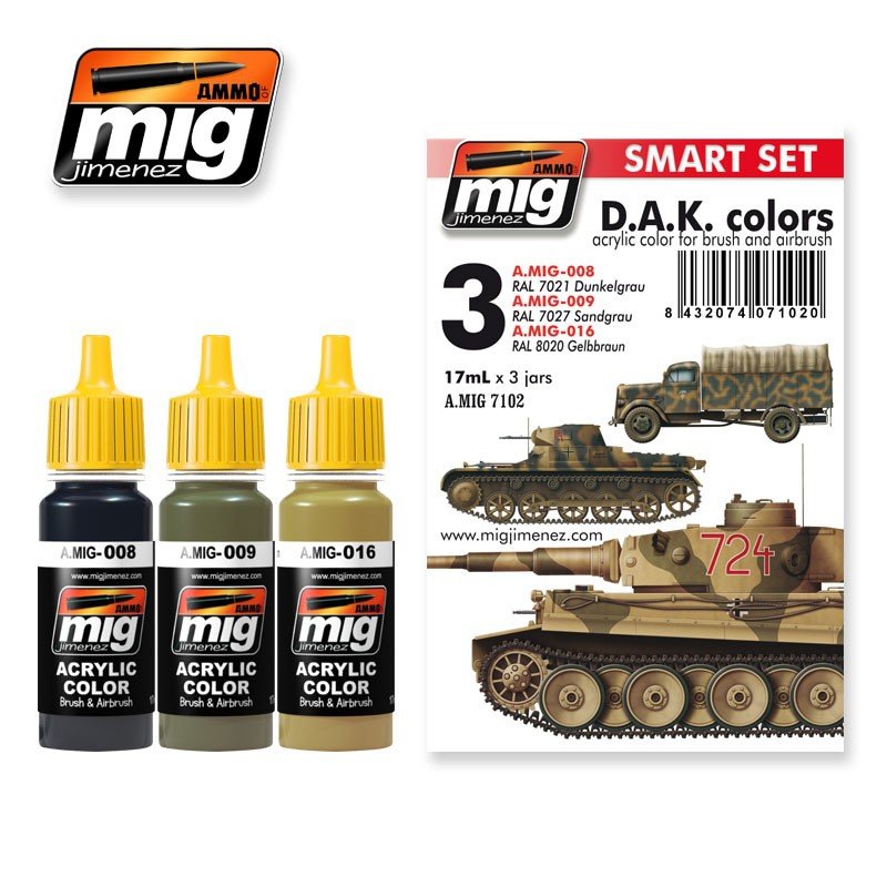 AMMO of Mig Jimenez 7102 AFRICA CORPS SET