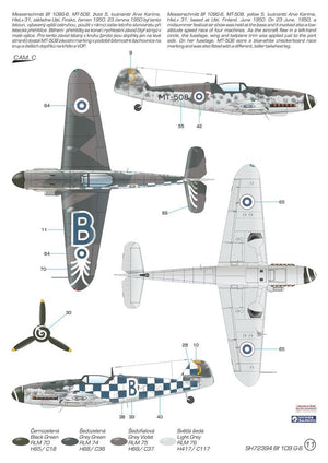 Special Hobby 72394 Messerschmitt BF-109G-6 &amp;#39;Mersu over Finland&amp;#39; 1/72 – zdjęcie 6