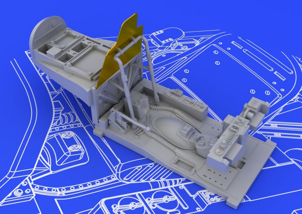 Eduard 648259 P-38J cockpit ACADEMY 1/48 – Bild 3