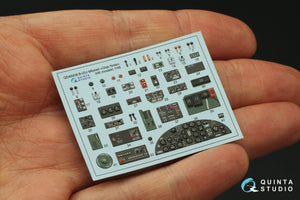 Quinta Studio QD48436 B-25J Mitchell Glass Nose 3D-Printed colored Interior on decal paper (HK models) 1/48 – image 3