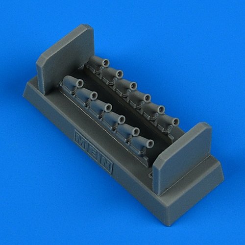 Échappement Quickboost QB48969 P-51D/K Mustang Meng 1/48