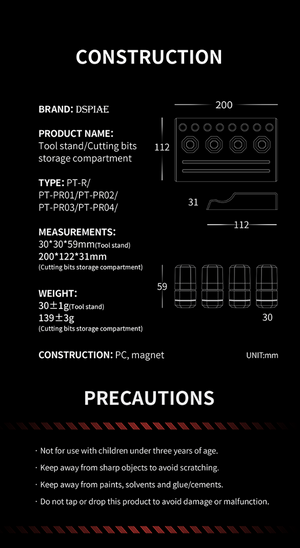 DSPIAE PT-R Tool Storage Holder – immagine 3