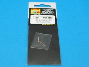 Aber A48 006 Jeu de 2 canons pour mitrailleuses d&amp;#39;avion allemandes de 13 mm MG 131 (type moyen) (1/48) – image 4