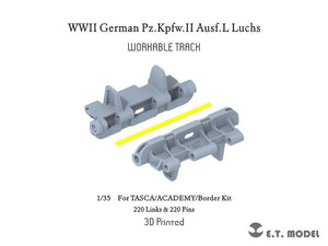 ET Model P35-063 WWII German Pz.Kpfw.II Ausf.L Luchs Workable Track ( 3D Printed ) 1/35