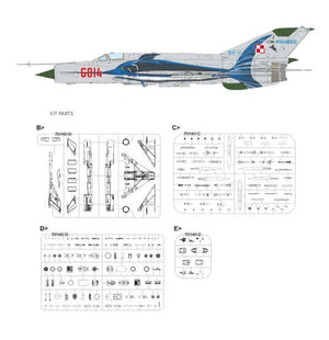 Eduard 7458 MiG-21MF Fighter Bomber Weekend edition 1/72 – obrázek 2