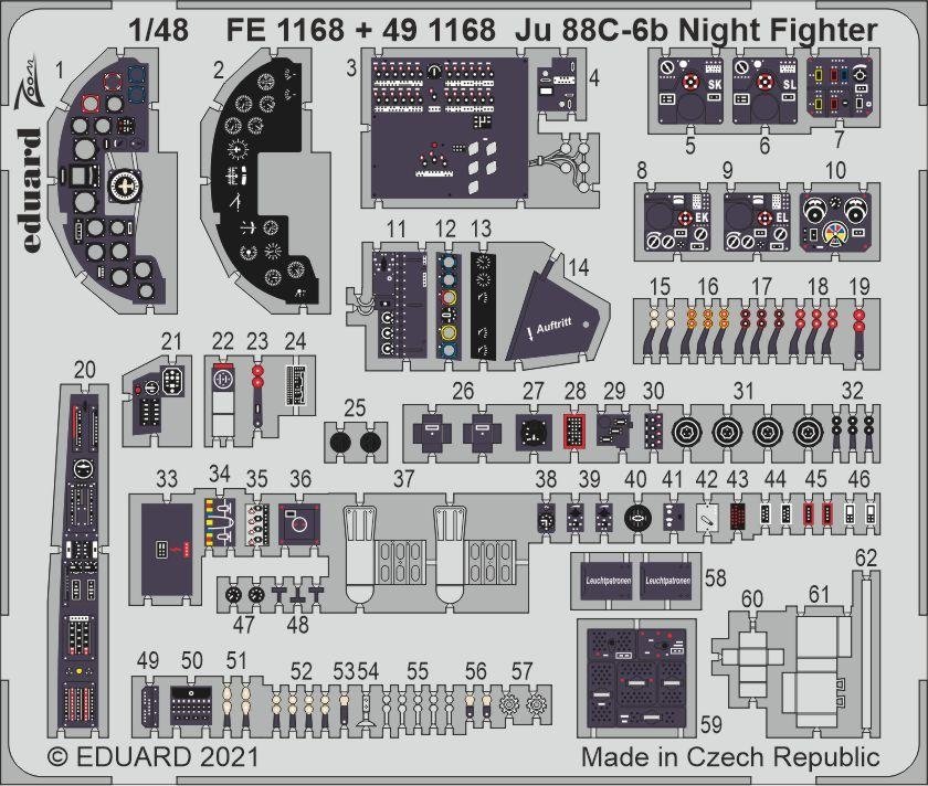 Eduard BIG49288 Ju 88C-6b Night Fighter ICM 1/48 – obrázek 4