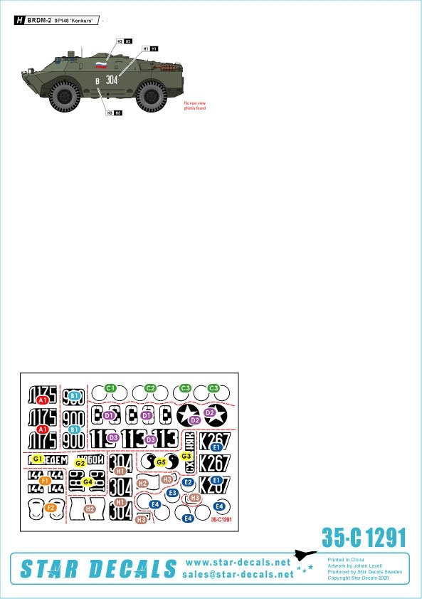 Star Decals 35-C1291 War in Caucasus 5 1/35 – Bild 3