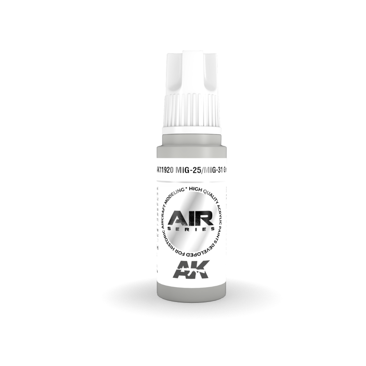 AK Interactive AK11920 MIG-25/MIG-31 GRAY – AIR 17ml – obrázek 2