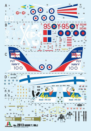 Italeri 2813 Hawk T Mk. I 1/48 – obrázek 3