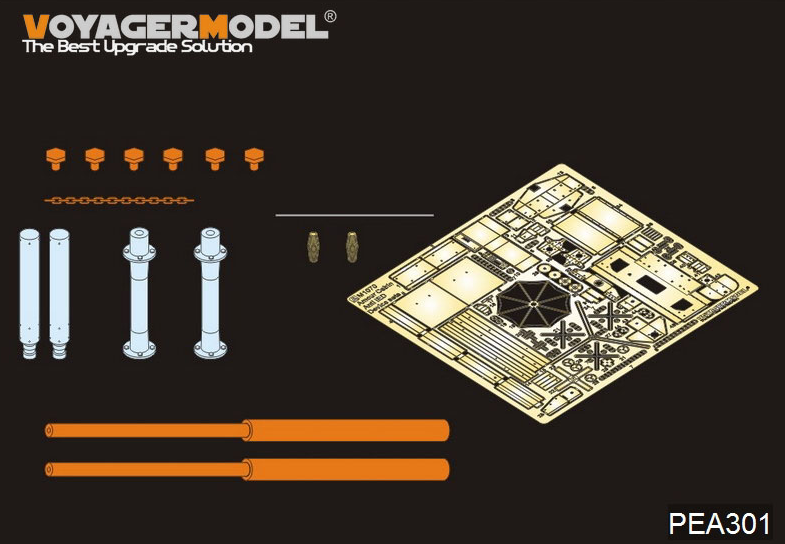Voyager Model PEA301 Modern US M1070 Truck Tractor Amour Cabin Anti IED Device sets (For HOBBYBOSS 85502) 1/35