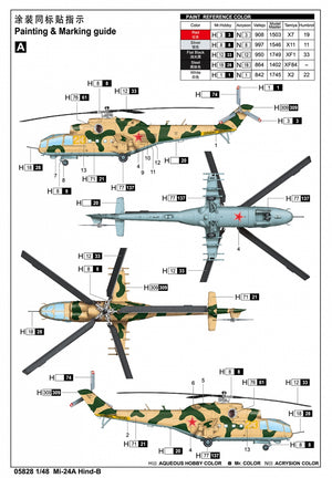 Trumpeter 05828 Mi-24A Hind-B 1/48 – imagen 4