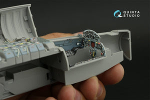 Quinta Studio QD32141 F-104G 3D-Printed &amp;amp; colored Interior on decal paper (Italeri) 1/32 – immagine 14
