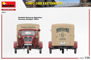 MiniArt 38047 TEMPO E400 KASTENWAGEN 3-WHEEL DELIVERY BOX TRACK 1/35 – image 12
