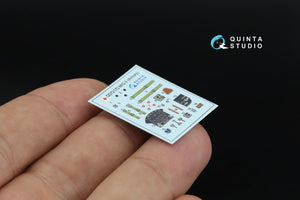 Quinta Studio QD72170 MiG-3 3D-Printed colored Interior on decal paper (Armory) 1/72 – immagine 8