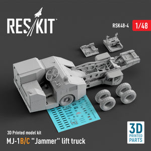 RESKIT RSK48-0004 MJ-1B/C "Jammer" lift truck (3D Printed model kit) 1/48