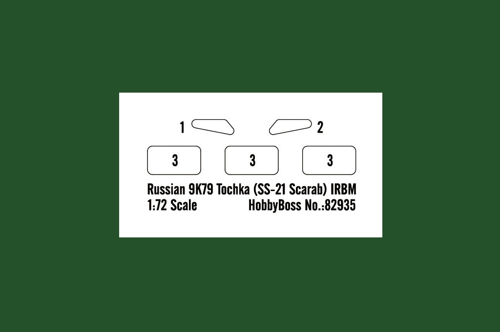 Hobby Boss 82935 Russian 9K79 Tochka SS-21 Scarab IRBM 1/72 – Bild 3