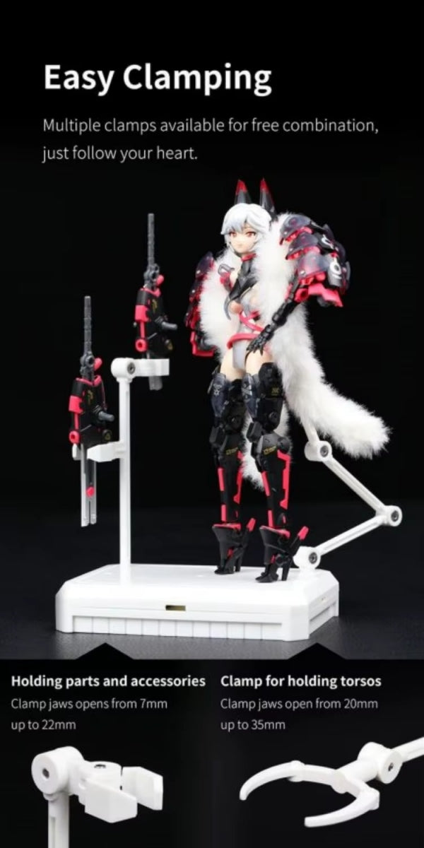 DSPIAE UMS-01WT General Purpose Model Display Stand (White) – image 3