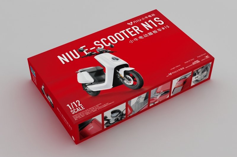 Trumpeter 07305 NIU E-SCOOTER N1S 1/12