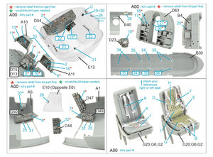 Quinta Studio QD48381 Mi-17 3D-Printed &amp;amp; colored Interior on decal paper (AMK) 1/48 – image 2