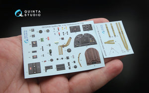 Quinta Studio QD32030 Spitfire Mk.V 3D-Printed &amp;amp; colored Interior on decal paper (for Hobbyboss kit) 1/32 – Bild 2