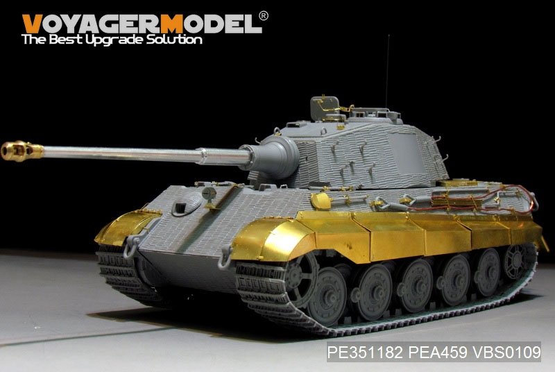 Maquette Voyager PE351182 Char King Tiger allemand de la Seconde Guerre mondiale (tourelle Hensehel) (pour kit DRAGON/ZVEZDA) 1/35 – image 5