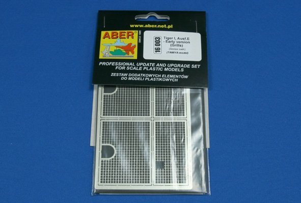 Aber 16003 Tiger I, Ausf.E - Early version - Grilles 1/16 – imagen 3