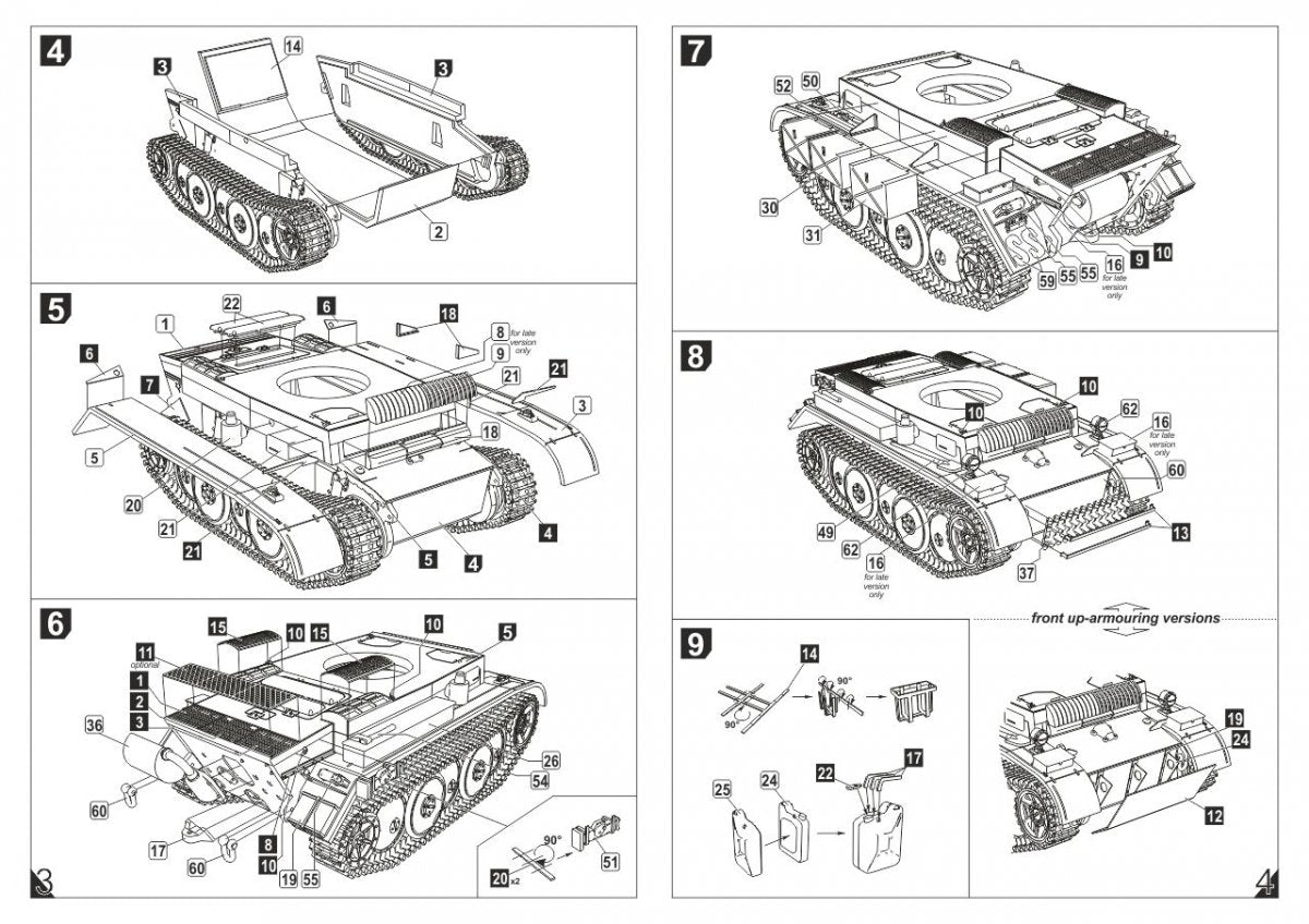 Armory Models 72203 Pz.Kpfw.II Ausf.L Luchs, German WWII Light Recon Tank 1/72 – obrázek 7