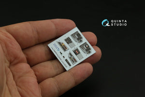 Quinta Studio QD32174 F-35A/C 3D-Printed &amp;amp; colored Interior on decal paper (Trumpeter) 1/32 – image 6