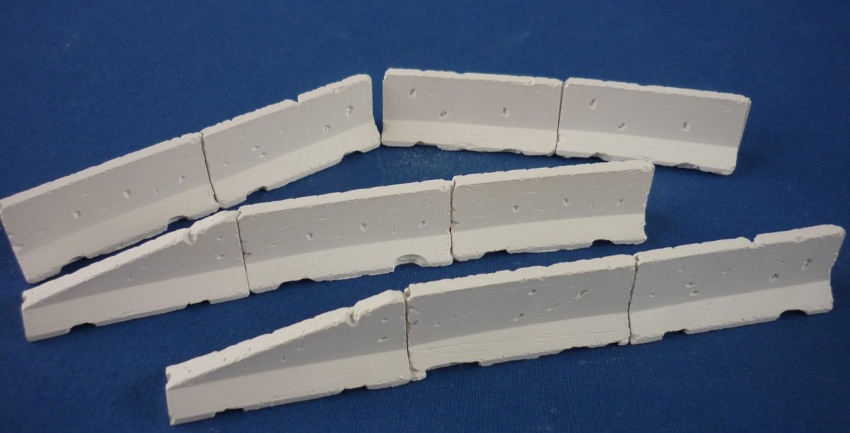 RT-Diorama 35266 Concrete barrier Set No.1 (10 pcs) 1/35 – image 8