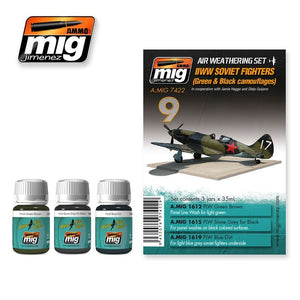 AMMO of Mig Jimenez 7422 WW II SOVIET AIRPLANES (Green &amp;amp; Black camouflage)