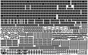 Pontos 37025FB IJN Musashi 1944 Detail up set Advanced Coal Black deck 1/350 – image 14