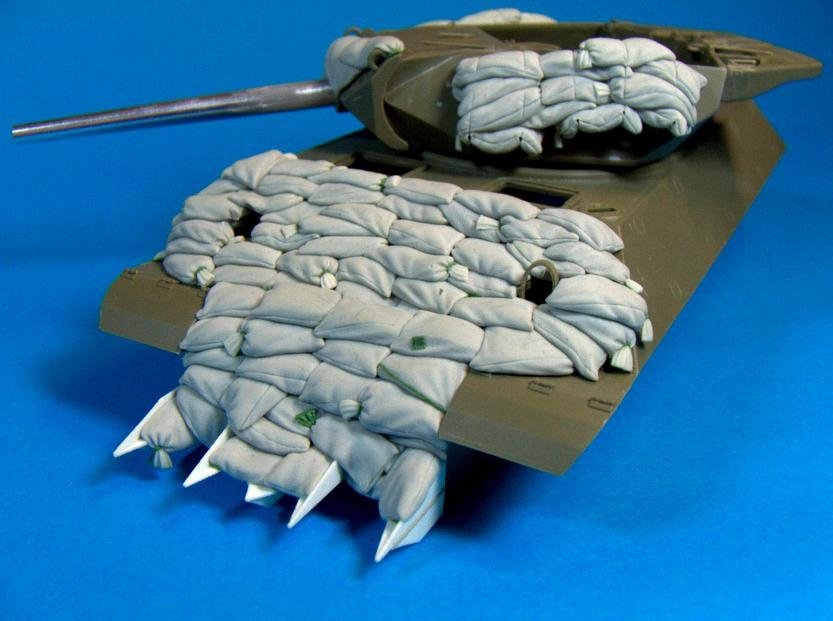 Panzer Art RE35-175 “Heavy” sand armor for M10 “Wolverine” tank destroyer 1/35 – Bild 3