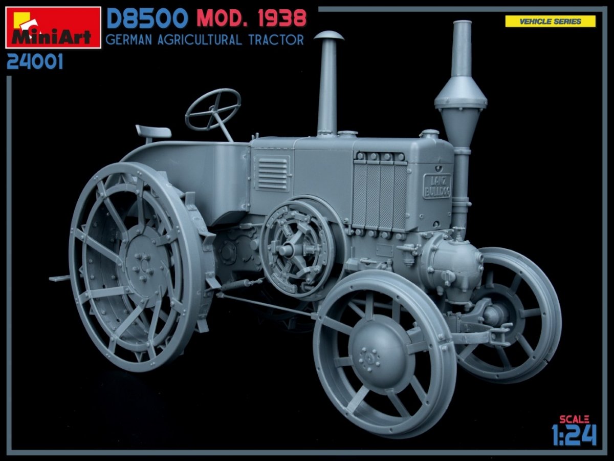 MiniArt 24001 GERMAN AGRICULTURAL TRACTOR D8500 MOD. 1938 1/24 – image 11