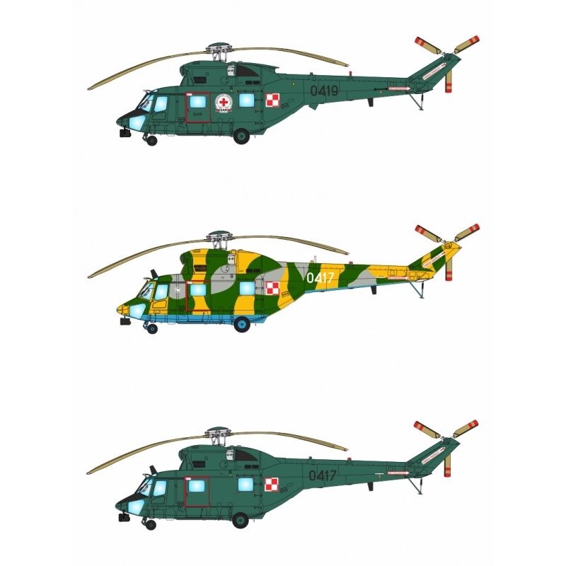 Answer AA48003 PZL W-3RL Sokół Sar Helicopter Polish Army 1/48 – image 9