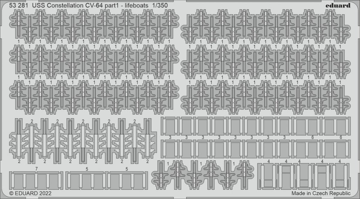 Eduard BIG5366 USS Constellation CV-64 PART I TRUMPETER 1/350 – image 3