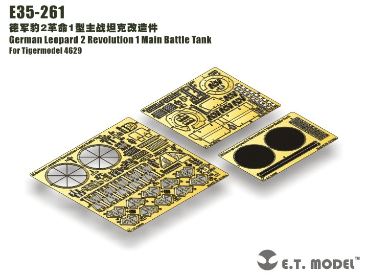 Maquette ET E35-261 Char de combat principal allemand Leopard 2 Revolution 1 (Pour TIGER MODEL 4629) (1/35)