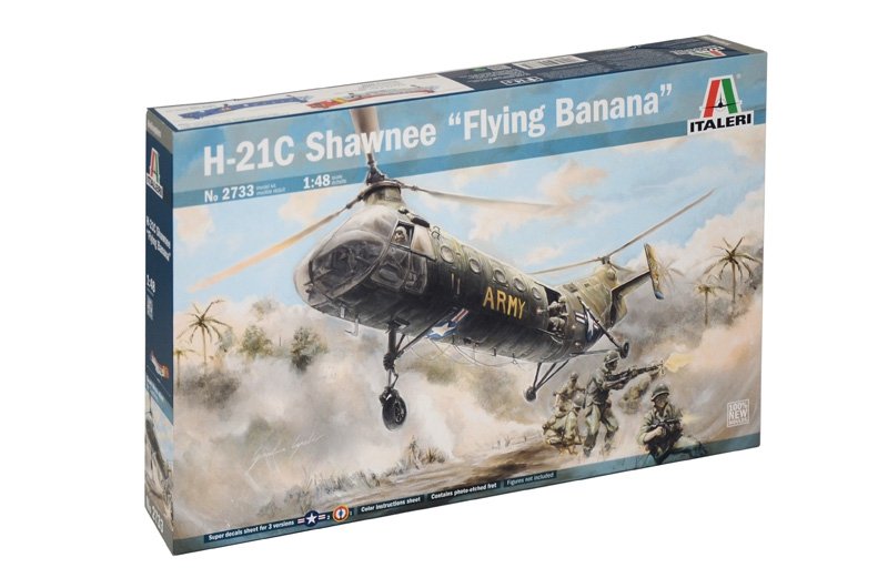Italeri 2733 H-21C SHAWNEE FLYING BANANA 1/48 – Bild 2