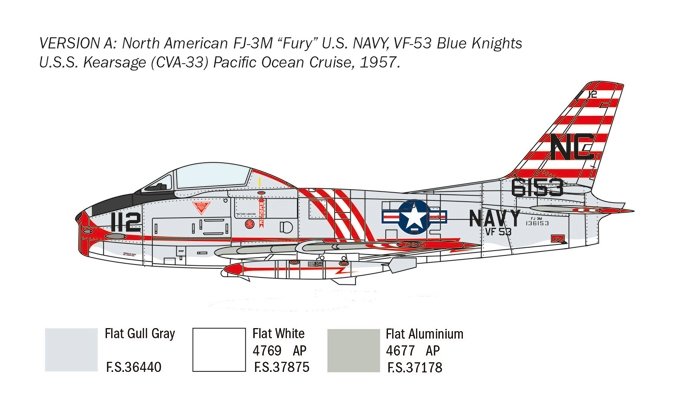 Italeri 2811 North American FJ-2/3 Fury 1/48 – image 3