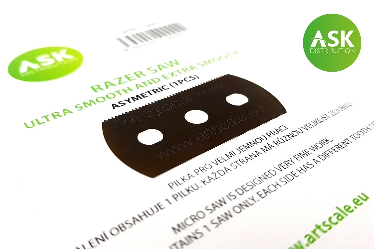 ASK T0003 Razor Saw: ultra and extra smooth asymmetric (3 pcs) 70/43 teeth