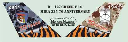 ModelMaker Decals D48127 Greek F-16 Mira 335 70th Anniversary 1/48 – Bild 2