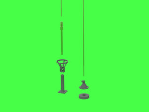Master GM-35-057 Antennas for British Radio WS No.19 - used on vehicles in 1940-1950 1/35 – image 2