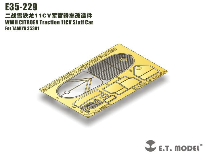 ET Model E35-229 WWII CITROEN Traction 11CV Staff Car (For TAMIYA 35301) (1/35)