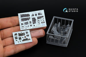 Quinta Studio QDS+48488 F-4D early Phantom II 3D-Printed &amp;amp; colored Interior on decal paper (Academy) (Small version) (with 3D-printed resin parts) 1/48 – obrázek 2