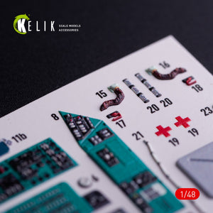 Kelik K48137 Mi-8MT - interior 3D decals for Trumpeter kit 1/48