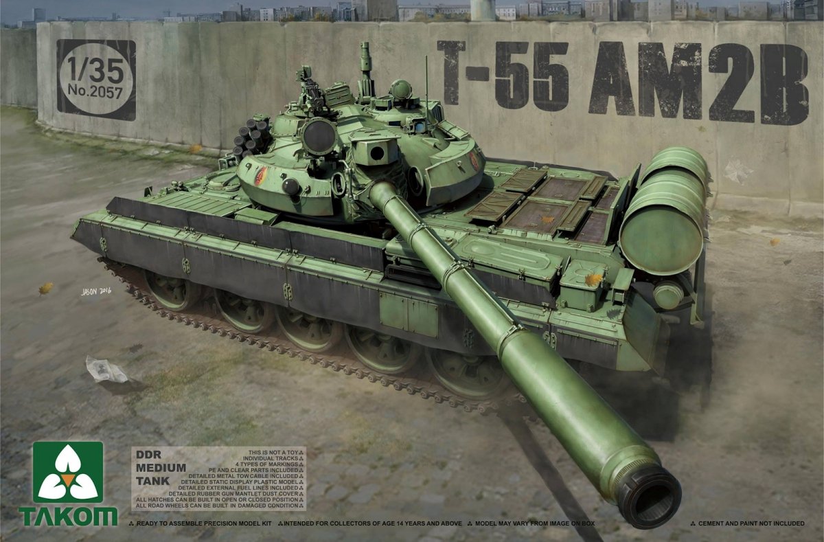 Takom 2057 DDR Char moyen T-55 AM2B 1/35 