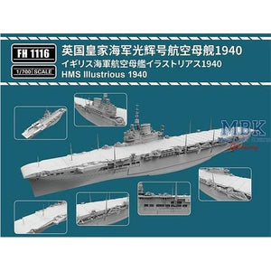 FlyHawk Model FH1116 HMS Illustrious 1940 1/700 – immagine 3